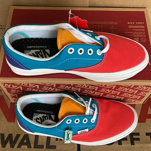 Vans Comfycush Era Multi Block Multi/True White WMNS - Picture 3 of 16